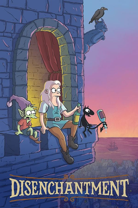 Poster Dischantment Desencanto - Animação - Séries