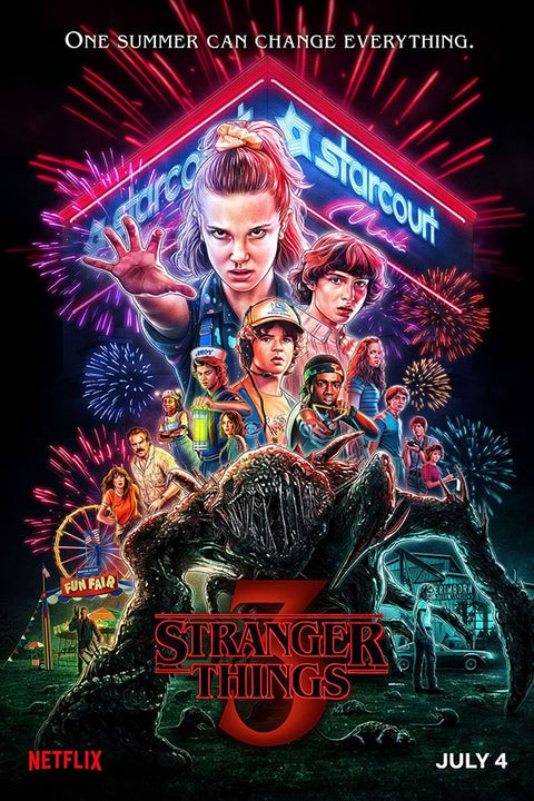 Poster  Stranger Things - 3ª Temporada - Séries