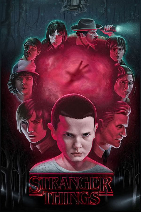 Poster Stranger Things - Conceitual - Séries