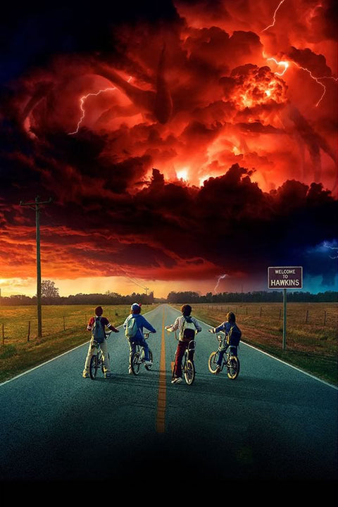 Poster Stranger Things - Sem Texto - 2ª Temporada - Séries