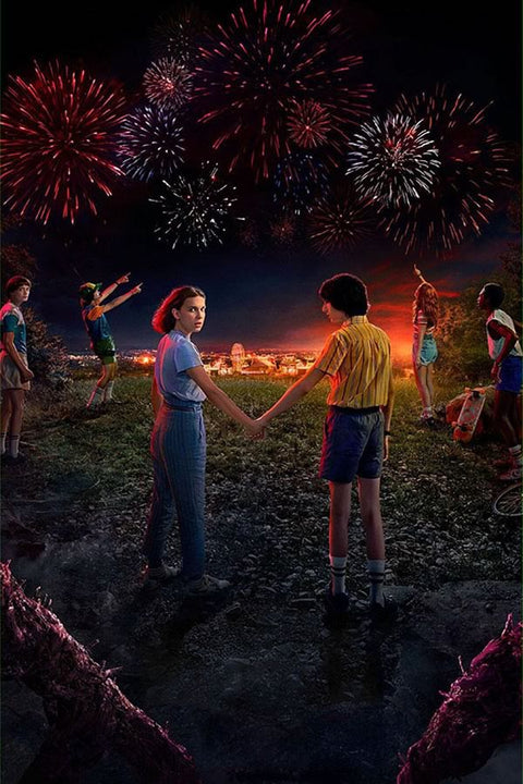 Poster Stranger Things - Sem Texto - 3ª Temporada - Séries