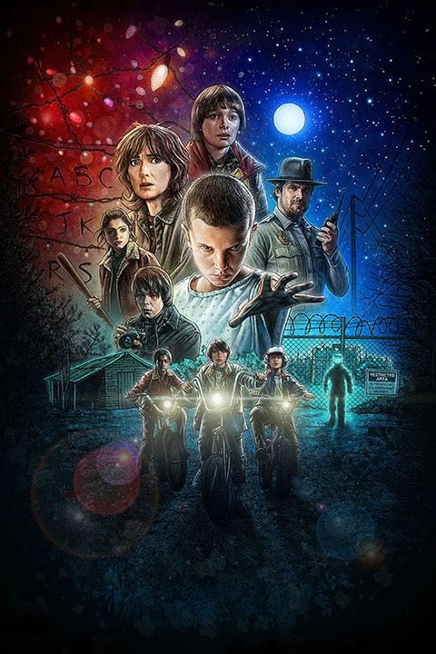 Poster Stranger Things - Sem Texto - 1ª Temporada - Séries
