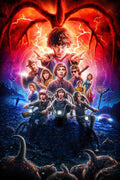 Poster Stranger Things - Sem Texto - 3ª Temporada - Séries