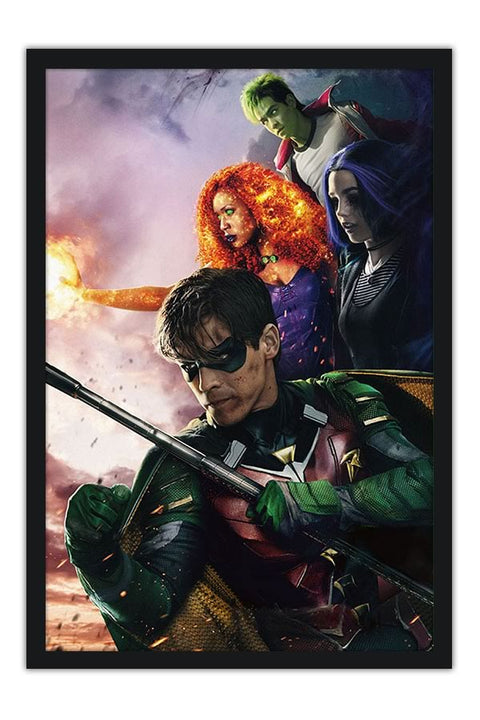 Poster Teen Titans - Jovens Titãs - Séries