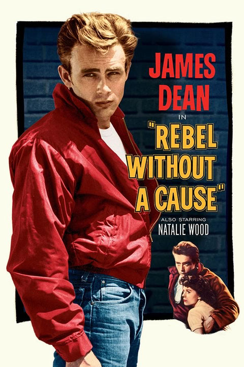 Poster Rebelde Sem Causa - Rebel Without a Cause - James Dean - Retrô - Vintage - Filmes