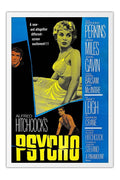 Poster  Psicose - Psycho - Hitchcock - Retrô - Vintage - Filmes