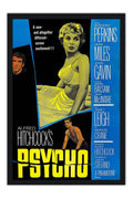 Poster  Psicose - Psycho - Hitchcock - Retrô - Vintage - Filmes