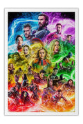 Poster Heróis Marvel - Vingadores - Avengers - Mashup Especial Alternativo - Filmes
