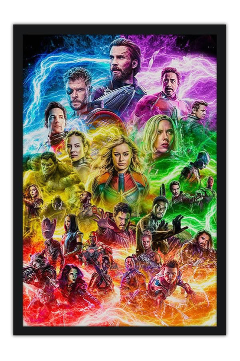 Poster Heróis Marvel - Vingadores - Avengers - Mashup Especial Alternativo - Filmes