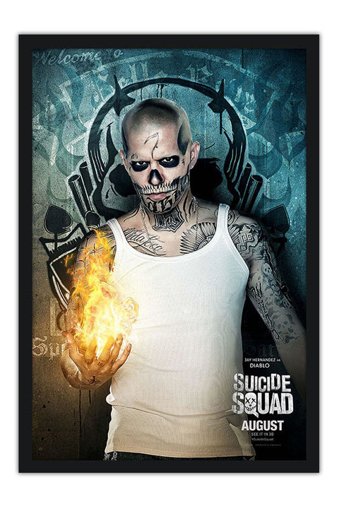 Poster Esquadrão Suicida - Suicide Squad 2016 - El Diablo - Filmes