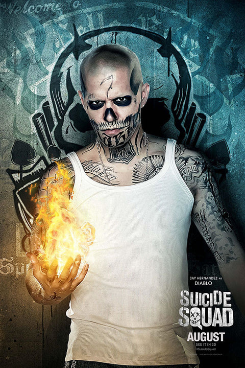 Poster Esquadrão Suicida - Suicide Squad 2016 - El Diablo - Filmes