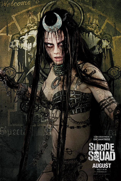 Poster Esquadrão Suicida - Suicide Squad 2016 - Enchantress - Magia - Filmes