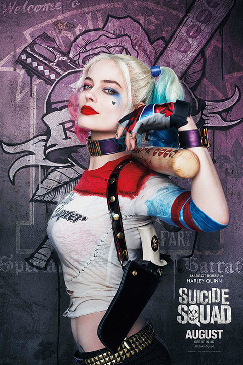 Poster  Esquadrão Suicida - Suicide Squad 2016 - Harley Quinn - Arlequina - Filmes