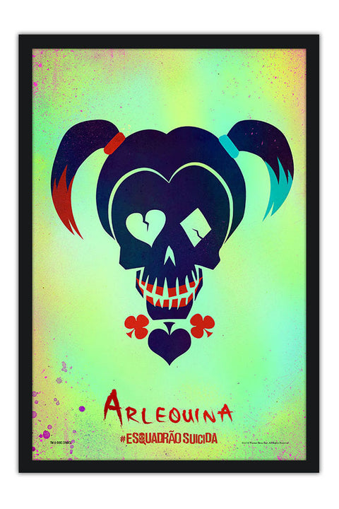 Poster Esquadrão Suicida - Suicide Squad 2016 - Harley Quinn - Arlequina - Filmes