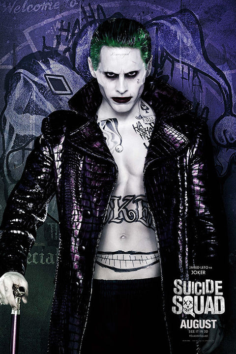 Poster Esquadrão Suicida - Suicide Squad 2016 - Joker - Coringa - Filmes