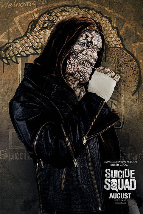 Poster Esquadrão Suicida - Suicide Squad - Killer Croc 2016 - Crocodilo - Filmes