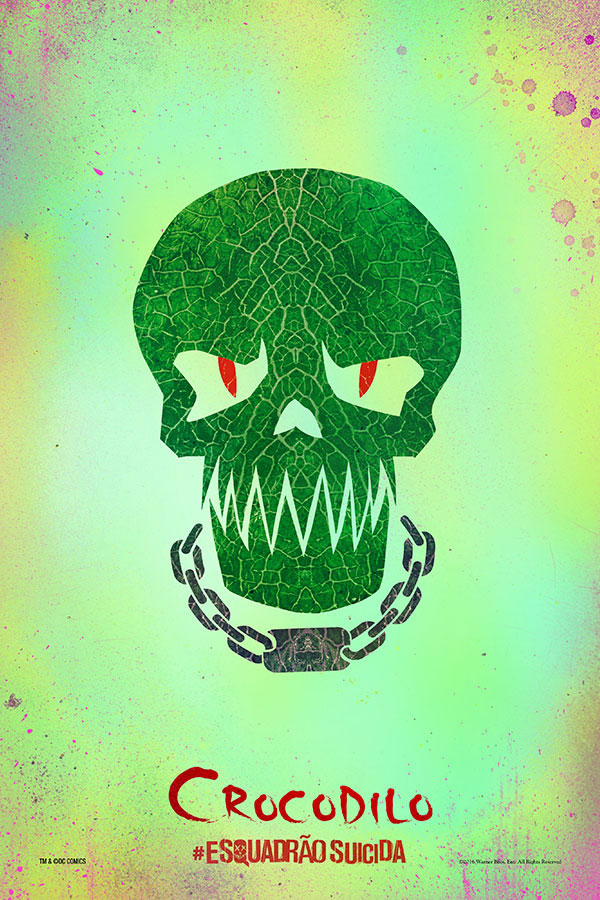 Poster Esquadrão Suicida - Suicide Squad - Killer Croc 2016 - Crocodilo - Filmes