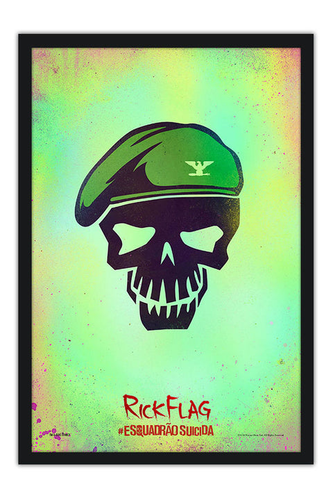Poster Esquadrão Suicida - Suicide Squad 2016 - Rick Flag - Filmes