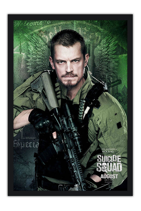 Poster Esquadrão Suicida 2016 - Suicide Squad - Rick Flag - Filmes