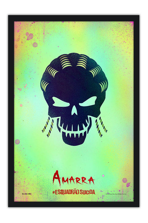 Poster Esquadrão Suicida - Suicide Squad 2016 - Slipknot - Amarra - Filmes