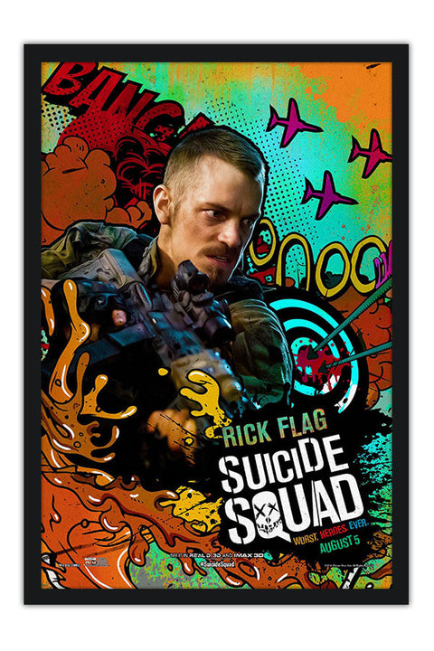 Poster Esquadrão Suicida - Suicide Squad 2016 - Rick Flag - Filmes
