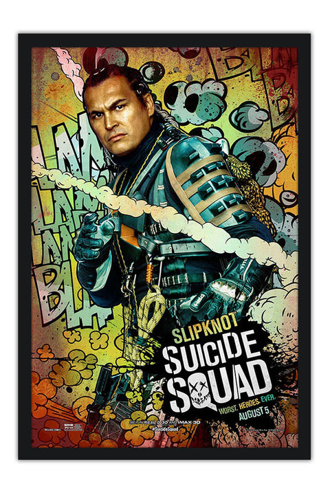 Poster Esquadrão Suicida - Suicide Squad 2016 - Slipknot - Amarra - Filmes