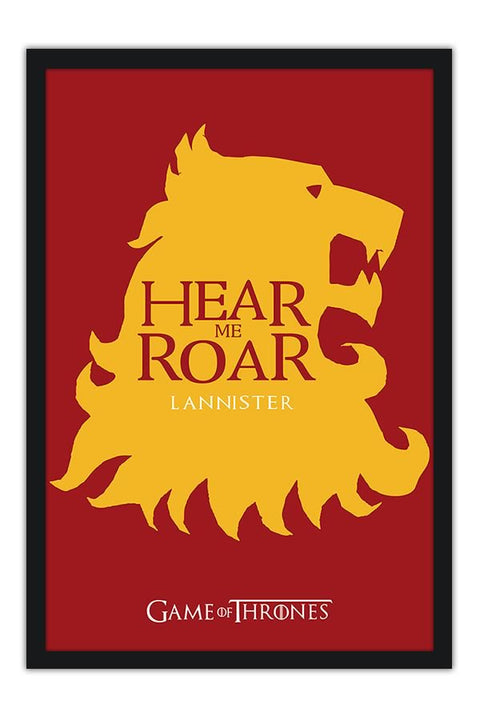 Poster Game Of Thrones - GOT - Casa Lannister - Séries