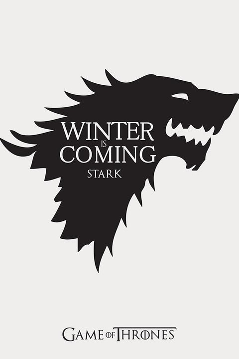 Poster Game Of Thrones - GOT - Casa Stark - Séries