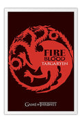 Poster Game Of Thrones - GOT - Casa Targaryen0 - Séries