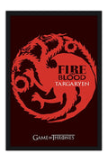 Poster Game Of Thrones - GOT - Casa Targaryen0 - Séries