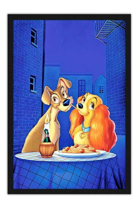 Poster A Dama e o Vagabundo - Filmes - Infantil