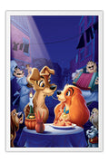 Poster A Dama e o Vagabundo - Filmes - Infantil