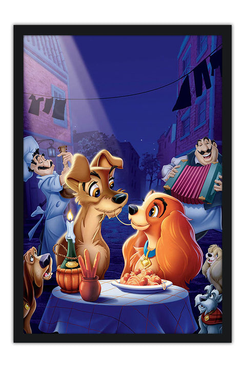 Poster A Dama e o Vagabundo - Filmes - Infantil