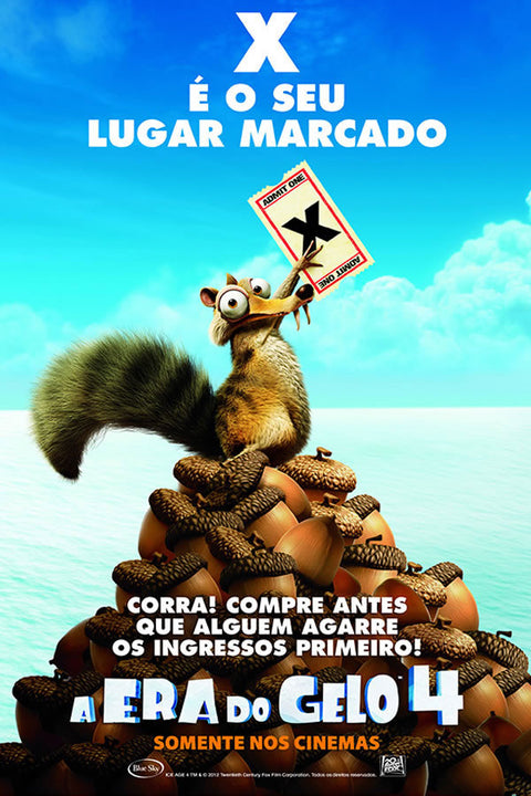 Poster A Era do Gelo 4 - Infantil