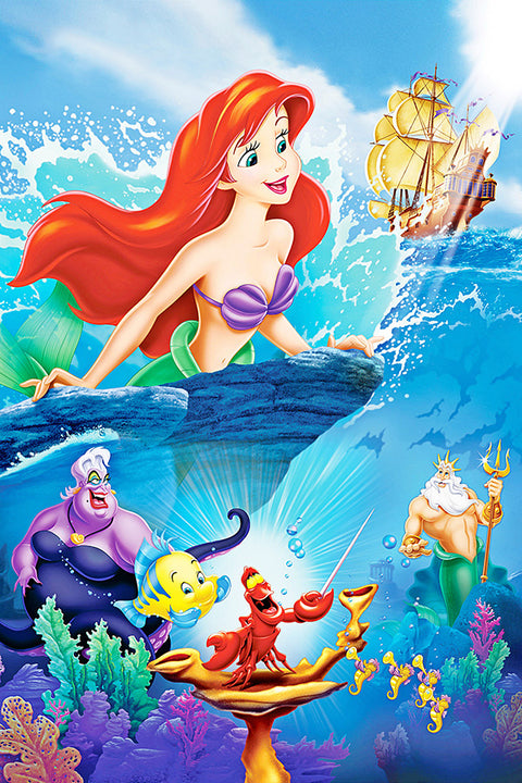 Poster Princesa Ariel Pequena Sereia - Filmes - Infantil