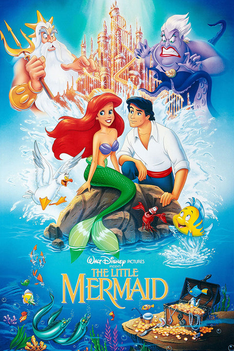 Poster Princesa Ariel Pequena Sereia - Filmes - Infantil