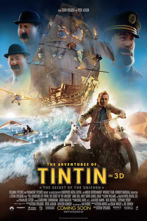 Poster As Aventuras de Tintim - Filmes - Infantil