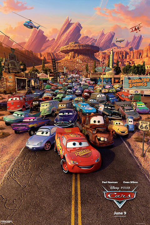 Poster Carros - Filmes - Infantil