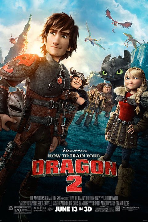 Poster Como Treinar seu Dragão 2 - Filmes - Infantil