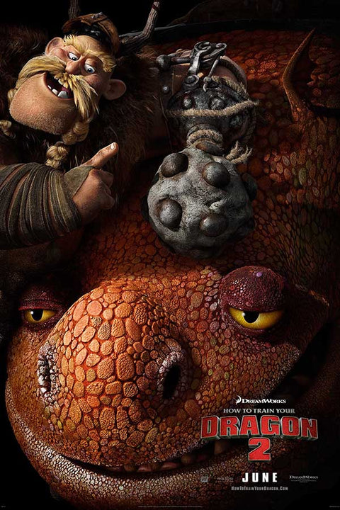 Poster Como Treinar seu Dragão 2 - Filmes - Infantil