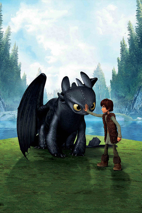 Poster Como Treinar seu Dragão - Filmes - Infantil