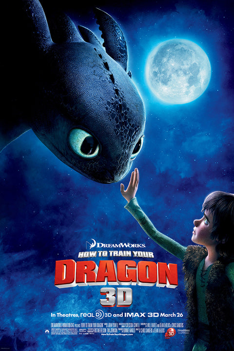 Poster Como Treinar seu Dragão - Filmes - Infantil