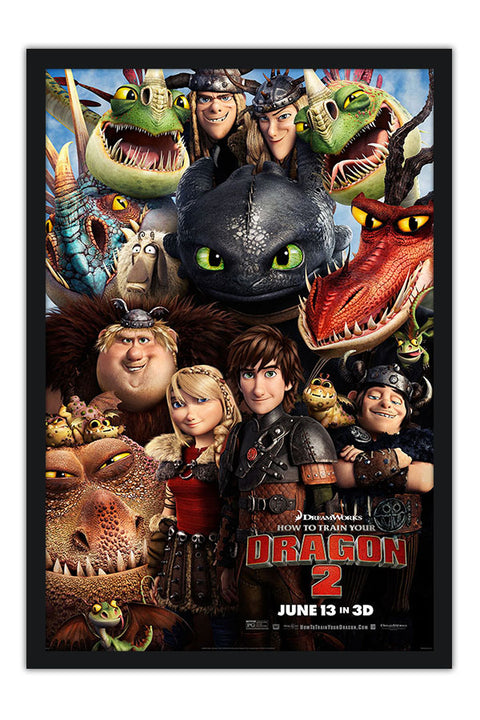Poster Como Treinar seu Dragão 2 - Filmes - Infantil