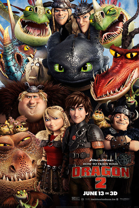 Poster Como Treinar seu Dragão 2 - Filmes - Infantil