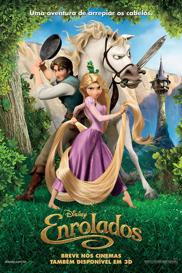 Poster Enrolados - Princesa Rapunzel - Filmes - Infantil