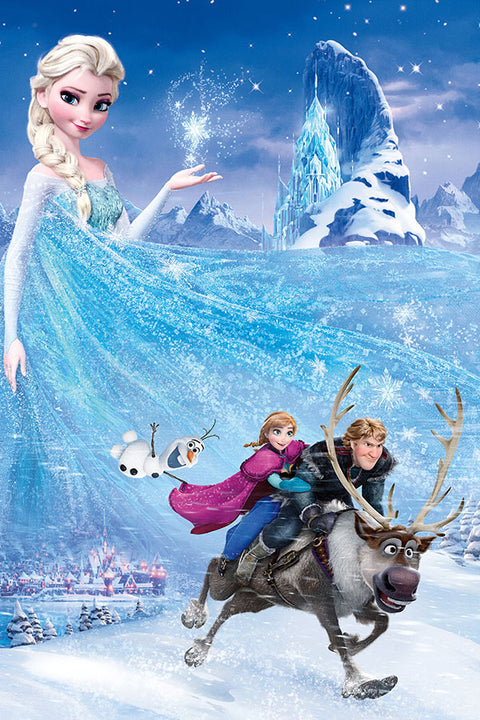Poster Frozen Uma Aventura Congelante - Princesa - Filmes - Infantil