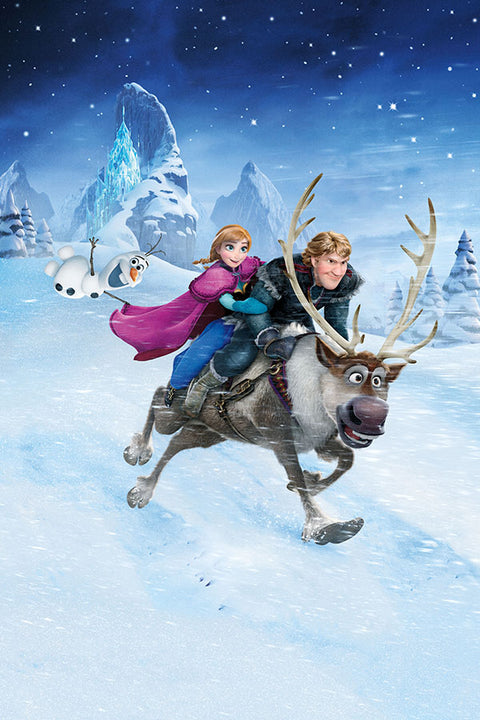 Poster Frozen Uma Aventura Congelante - Princesa - Filmes - Infantil