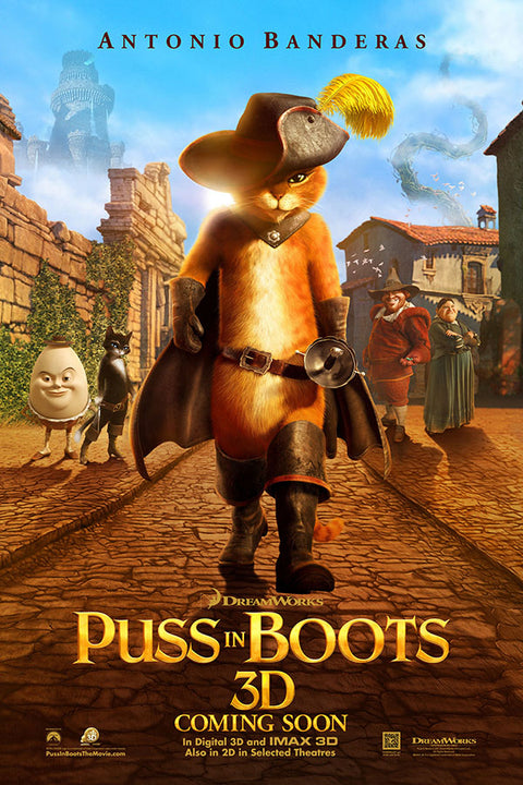 Poster gato de Botas - Filmes - Infantil