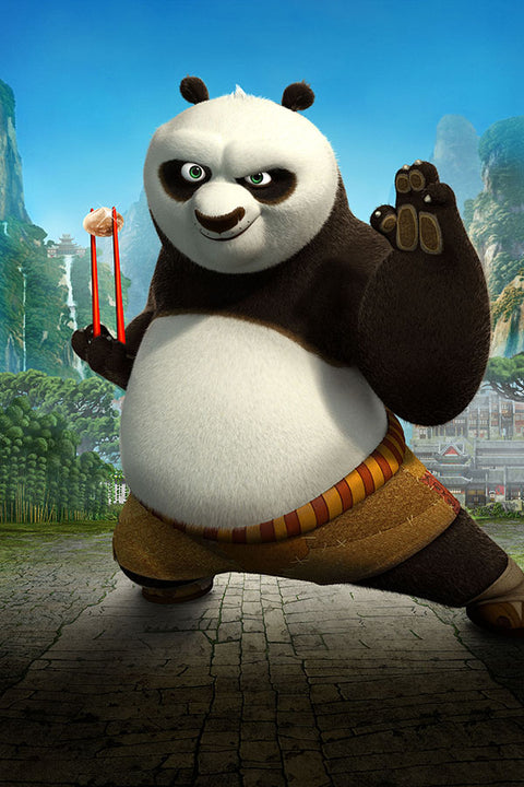 Poster Kung Fu Panda - Filmes - Infantil