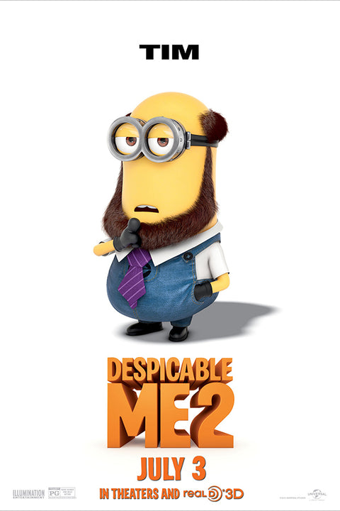 Poster Minions - Tim - Meu Malvado Favorito 2 - Infantil